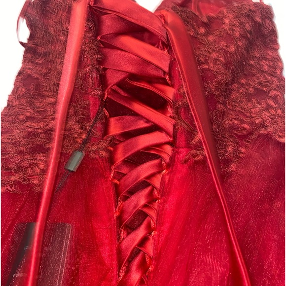 Red Prom Dress - Picture 3 of 6